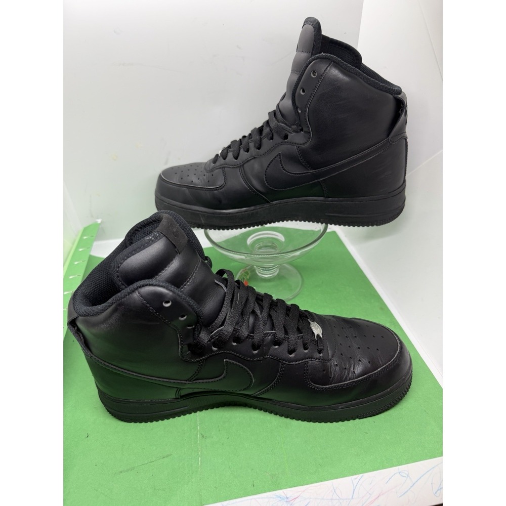 Nike Air Force 1 High 07 Triple Black Mens Shoes 10.5 315121-032